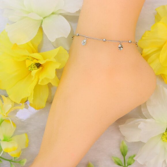 "Minimalist Anklet, Sleek & Modern Design, Women’s Fashion, YC110247-A - Picture 4 of 10